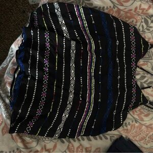Colorful Patterned Sleeveless Top